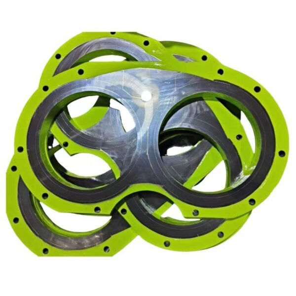 Double alloy eyeglass plates for concrete pump trucks are wear-resistant and pressure resistant, suitable for models such as Sany, Zoomlion, and XCMG